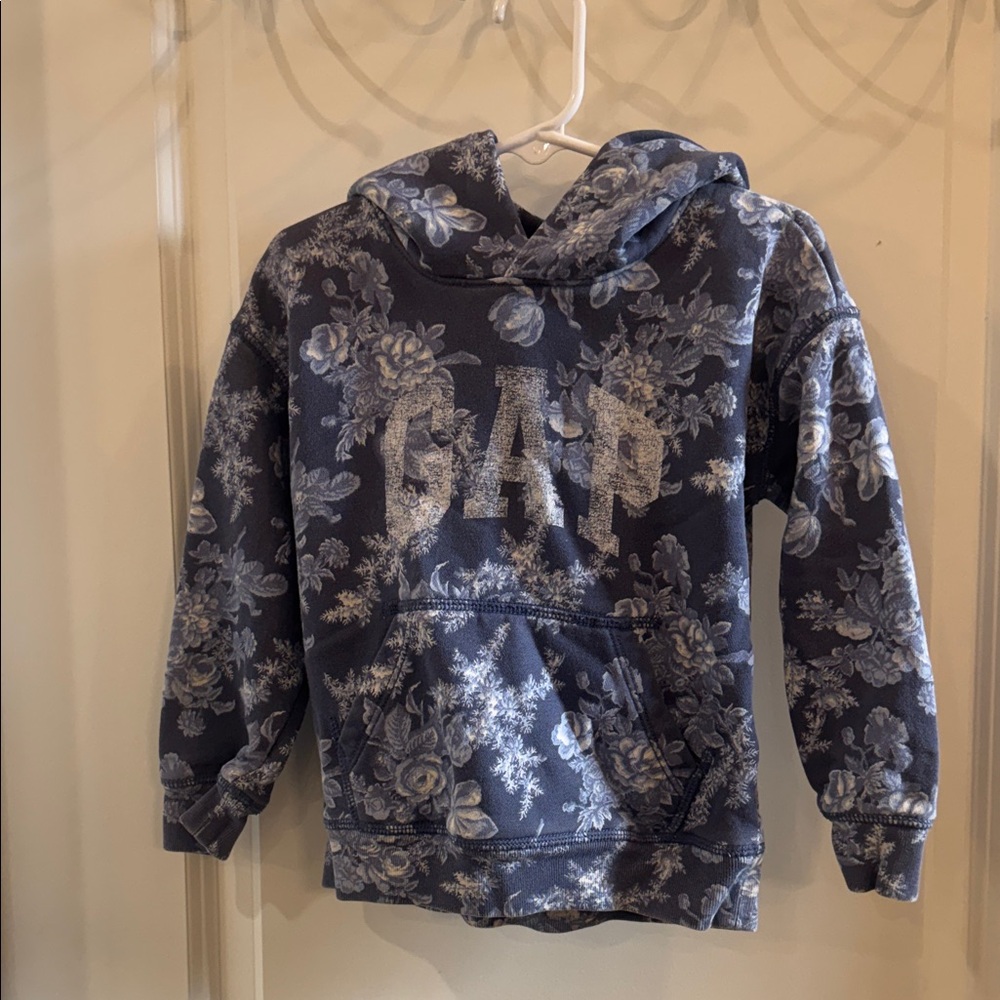 GAP X LOVESHACKFANCY Toddler Floral Logo Hoodie Size 4